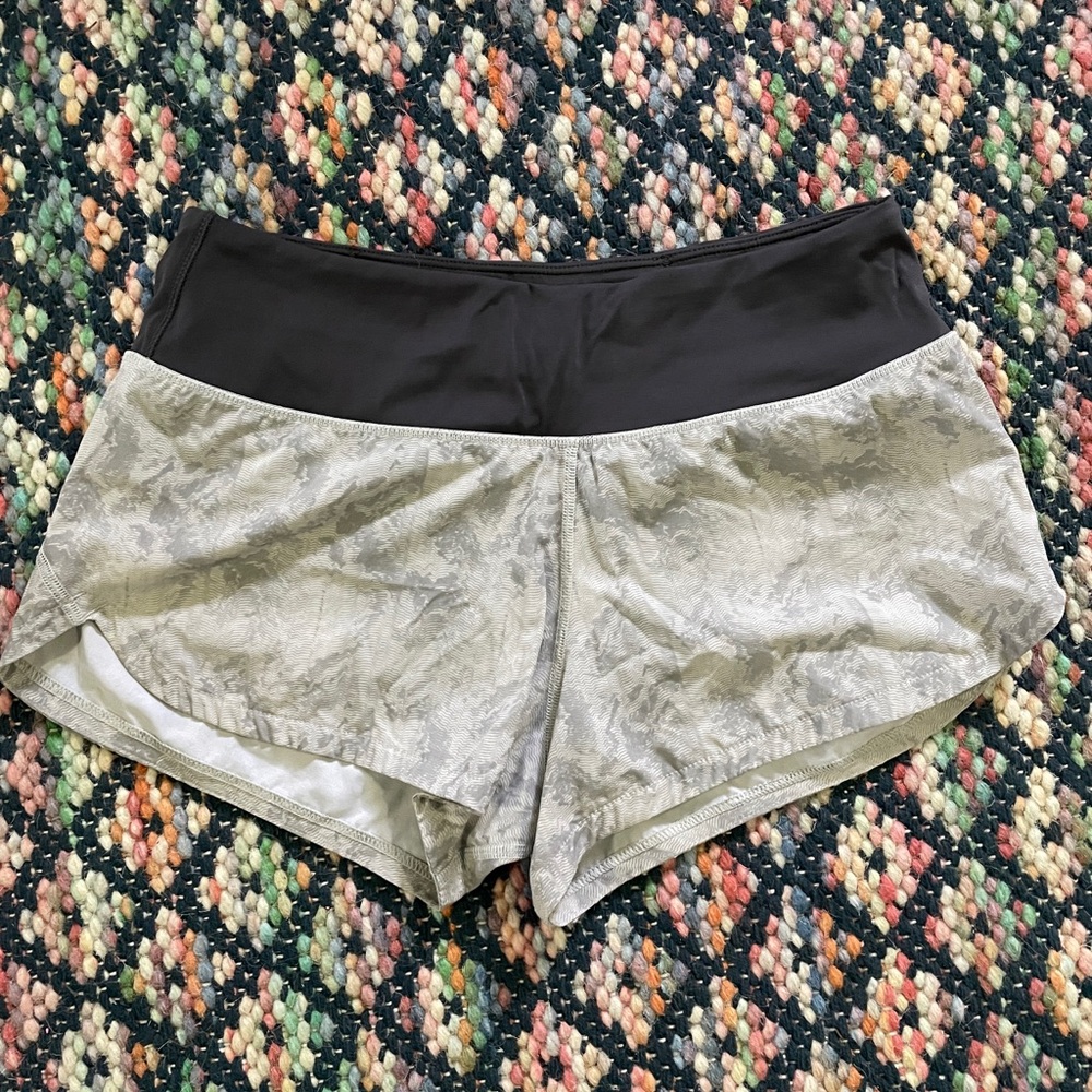 Vuori Black and Gray Women's Athletic Shorts